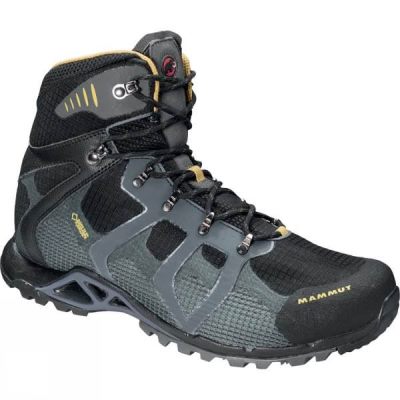 Botas Mammut Comfort High GTX Surround Hombre - Negras / Gris - Chile JZD964875
